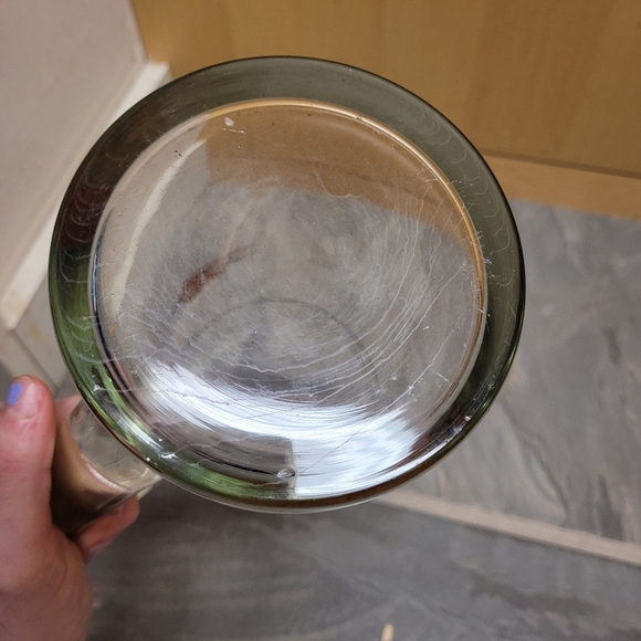 Vintage 70s Hand-blown pheasants Bar Pitcher - Picture 4 of 9